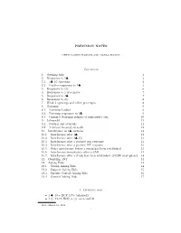 PRECISION NOTES Contents 1. Opening Bids 1 2. Responses to 1