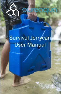 Survival Jerrycan User Manual