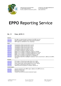 EPPO Reporting Service