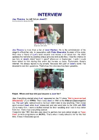 INTERVIEW Jos Theuns : He Will Follow José !!!! Interview Posted on January 6Th 2009