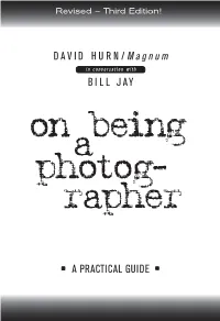 On Being a Photographer, 3Rd Edition