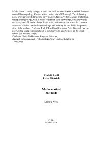 Rudolf Liedl and Professor Peter Dietrich, We Can Provide the Same Course Material to Yourselves to Help You Get up to Speed Where You Need To