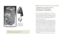 The Bilimek Pulque Vessel (From in His Argument for the Tentative Date of 1 Ozomatli, Seler (1902-1923:2:923) Called Atten- Nicholson and Quiñones Keber 1983:No