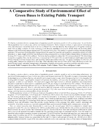 A Comparative Study of Environmental Effect of Green