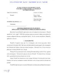 S:\Tarnow\Pat\Orders\Procedural Incl Ifps\Whiteus.IFP.Deny.Appeal.Wpd
