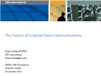 The Future of Cubesat Communications