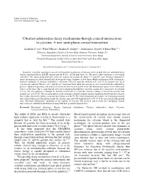 Ultrafast Radiationless Decay Mechanisms Through Conical Intersections in Cytosine. a New Semi-Planar Conical Intersection