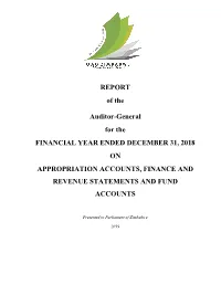 2018 Auditor Generals Report