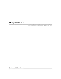 Hollywood 7.1 the Cross-Platform Multimedia Application Layer