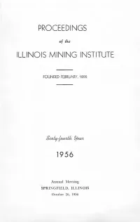 Proceedings Illinois Mining Institute