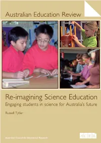 Re-Imagining Science Education Jim Peacock Is Australian Chief Scientist
