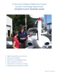 CCBC Flight Training Guide