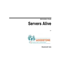 Download Servers Alive V4.1 Documentation