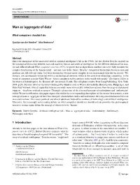 Man As 'Aggregate of Data'