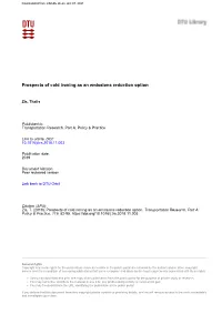 Prospects of Cold Ironing As an Emissions Reduction Option