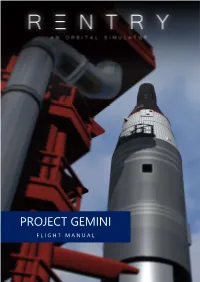 Project Gemini F L I G H T M a N U a L Project Gemini Flight Manual