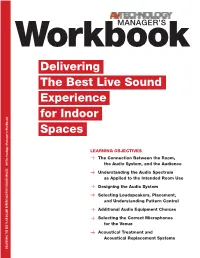 AVT Technology Workbook Create the Best Live Sound