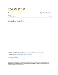 Complete Issue 1(4)