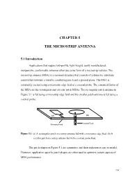Chapter 5 the Microstrip Antenna
