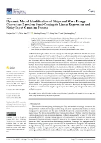 Dynamic Model Identification of Ships and Wave Energy Converters