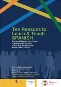 T En Reasons to Learn & T Each SP ANISH