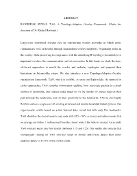 A Topology-Adaptive Overlay Framework. (Under the Direction of Dr