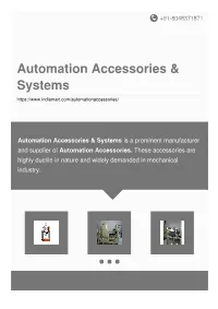 Automation Accessories & Systems