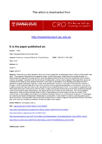 It Is the Paper Published As