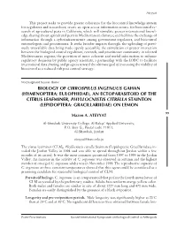 Towards Classical Biological Control of Leek Moth