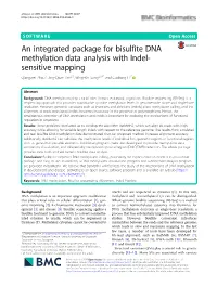 An Integrated Package for Bisulfite DNA Methylation Data Analysis with Indel-Sensitive Mapping