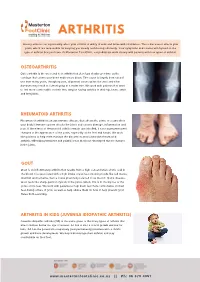 Arthritis (Overview)