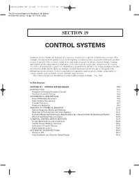 Control System Design Methods