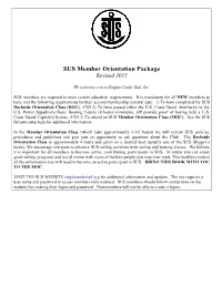 Member Orientation Package Revised 2015