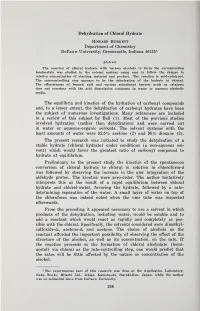 Proceedings of the Indiana Academy Of