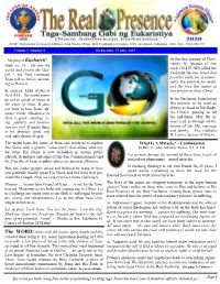 What Is a Miracle? – Continuation His Name with a Generic "Conscience" That Allows Whatever by Rev