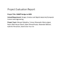 Project Evaluation Report