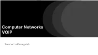 Computer Networks VOIP