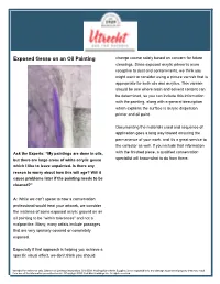Exposed Gesso on an Oil Painting Change Course Solely Based on Concern for Future Cleanings