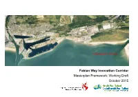 Fabian Way Innovation Corridor Masterplan Framework: Working Draft October 2015