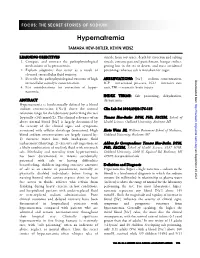 Hypernatremia
