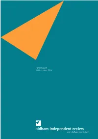 Oldham Independent Review Report 2001 01 Chapter One