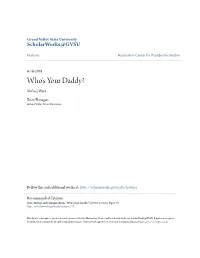 Who's Your Daddy? Melissa Ware