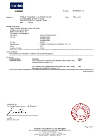 Intertek Testing Services Ltd., Shanghai