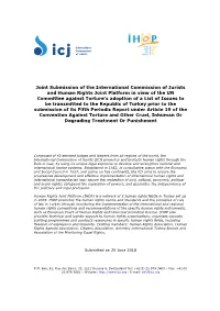 Joint Submission of the International Commission of Jurists and Human