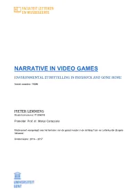 Narrative in Video Games