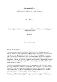 Rewiring the Text