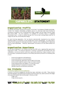 TCA Capability Statement