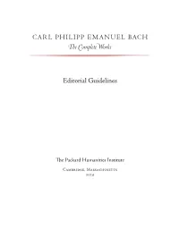Editorial Guidelines