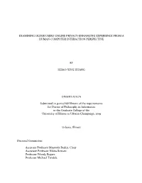 Examining Older Users' Online Privacy-Enhancing