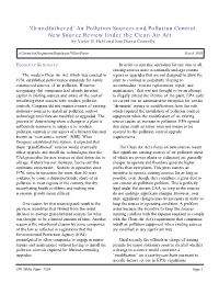 New Source Review Under the Clean Air Act by Victor B